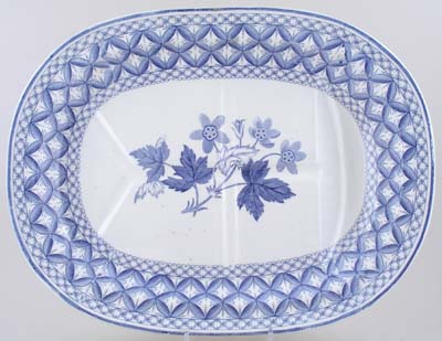 Meat Dish or Platter with tree and well c1820